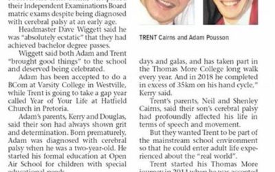 Ex Learner matriculates at Thomas Moore College