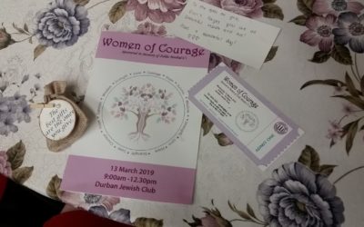 Nana Lipholo gives a speech at the Women Of Courage at the Durban Jewish Club