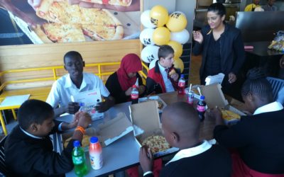Blind learners visit at Debonairs Montclair